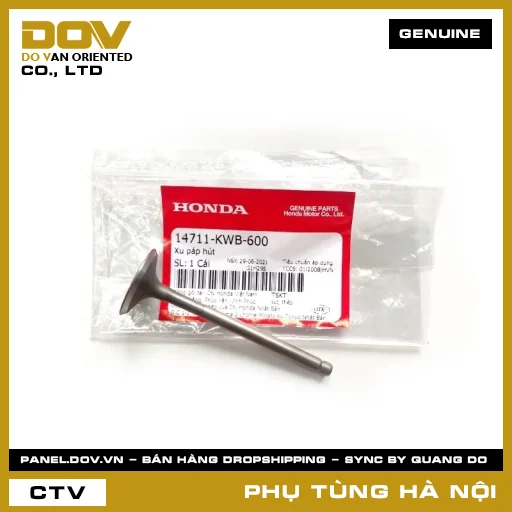 MÃ PHỤ TÙNG : 14711KWB600 XU PÁP HÚT — 14711KWB600