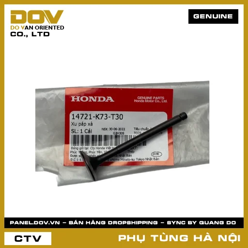 MÃ PHỤ TÙNG : 14721K73T30 XU PÁP XẢ — 14721K73T30