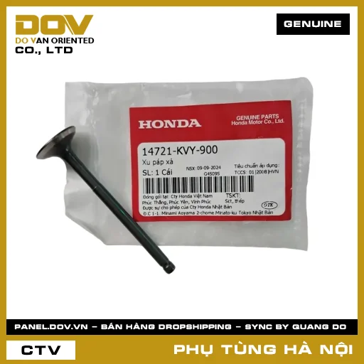 MÃ PHỤ TÙNG : 14721KVY900 XU PÁP XẢ — 14721KVY900