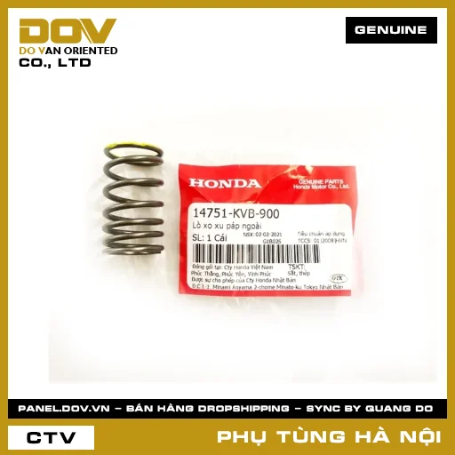 MÃ PHỤ TÙNG : 14751KVB900 LÒ XO XU PÁP NGOÀI — 14751KVB900