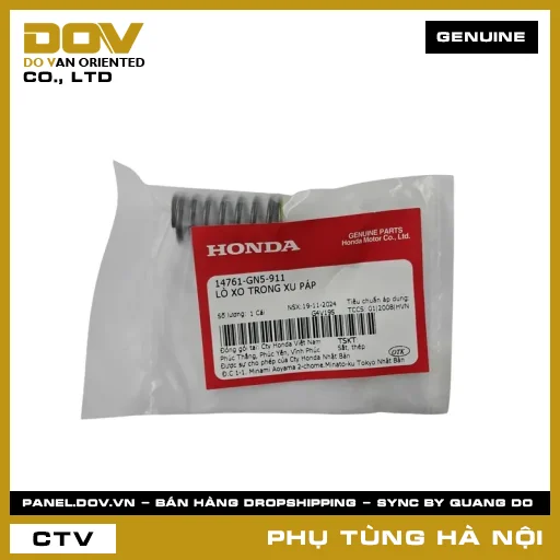 MÃ PHỤ TÙNG : 14761GN5911 LÒ XO TRONG XU PÁP — 14761GN5911