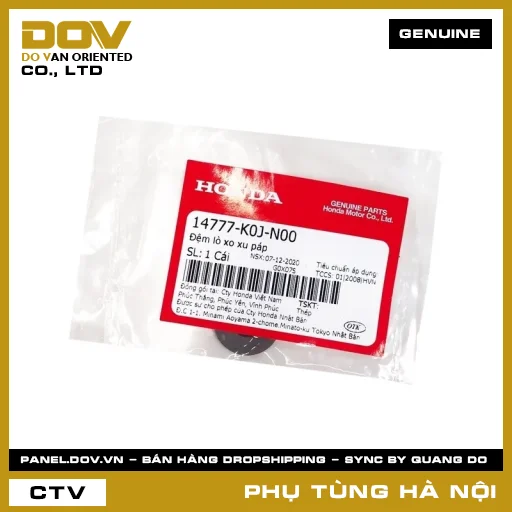 MÃ PHỤ TÙNG : 14777K0JN00 ĐỆM LÒ XO XU PÁP — 14777K0JN00