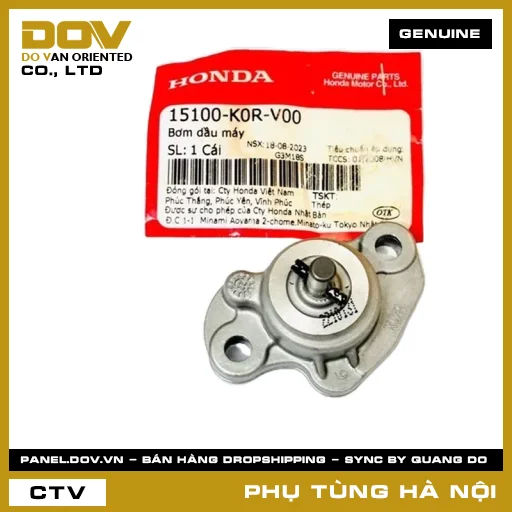 MÃ PHỤ TÙNG : 15100K0RV00 BƠM DẦU MÁY — 15100K0RV00