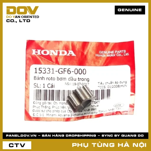 MÃ PHỤ TÙNG : 15331GF6000 BÁNH ROTO BƠM DẦU TRONG — 15331GF6000