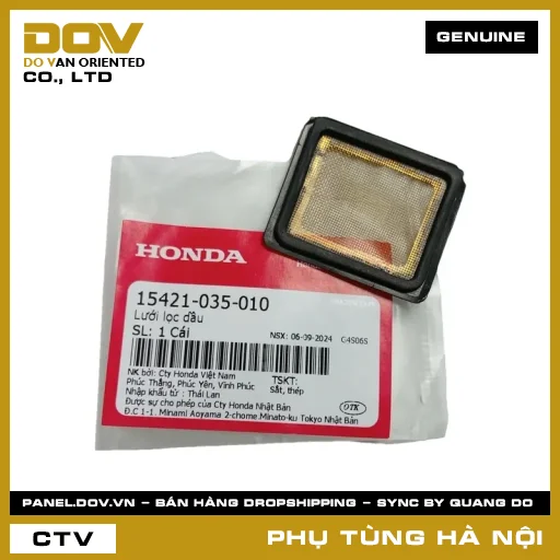MÃ PHỤ TÙNG : 15421035010 LƯỚI LỌC DẦU — 15421035010