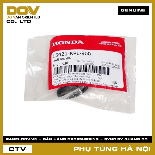 MÃ PHỤ TÙNG : 15421KPL900 LƯỚI LỌC DẦU — 15421KPL900