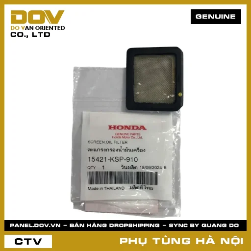 MÃ PHỤ TÙNG : 15421KSP910 LƯỚI LỌC DẦU — 15421KSP910