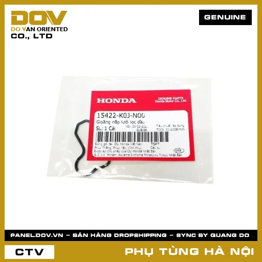 MÃ PHỤ TÙNG : 15422K0JN00 GIOĂNG NẮP LƯỚI LỌC DẦU — 15422K0JN00