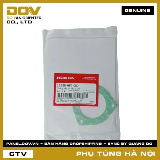 MÃ PHỤ TÙNG : 15439HF7000 GIOĂNG NẮP LỌC DẦU LY TÂM — 15439HF7000