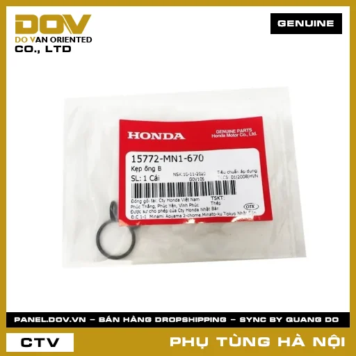 MÃ PHỤ TÙNG : 15772MN1670 KẸP ỐNG B — 15772MN1670