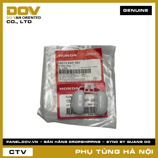MÃ PHỤ TÙNG : 16013KRP981 BỘ PHAO XĂNG CHẾ HÒA KHÍ — 16013KRP981