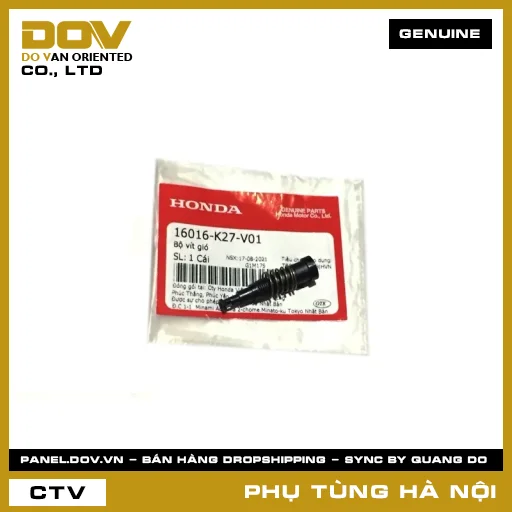 MÃ PHỤ TÙNG : 16016K27V01 BỘ VÍT GIÓ — 16016K27V01