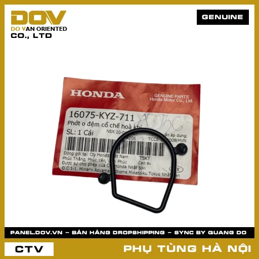 MÃ PHỤ TÙNG : 16075KYZ711 PHỚT O ĐỆM CỔ CHẾ HOÀ KHÍ — 16075KYZ711