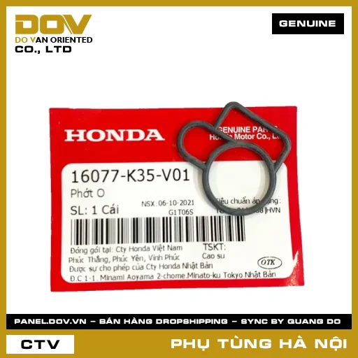 MÃ PHỤ TÙNG : 16077K35V01 PHỚT O — 16077K35V01