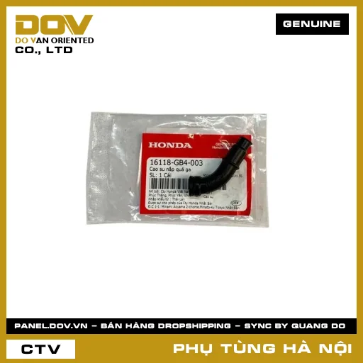MÃ PHỤ TÙNG : 16118GB4003 CAO SU NẮP QUẢ GA — 16118GB4003