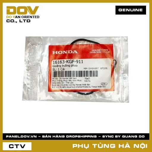 MÃ PHỤ TÙNG : 16163KGF911 GIOĂNG BUỒNG PHAO — 16163KGF911