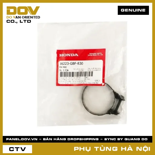 MÃ PHỤ TÙNG : 16223GBF830 ĐAI KẸP — 16223GBF830