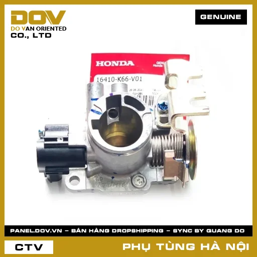 MÃ PHỤ TÙNG : 16410K66V01 THÂN GA — 16410K66V01
