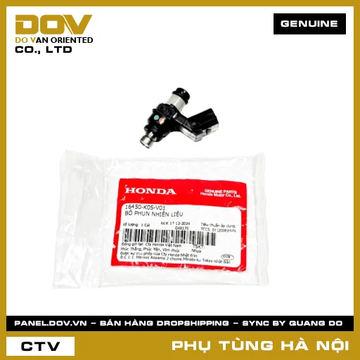 MÃ PHỤ TÙNG : 16450K0SV01 BỘ PHUN NHIÊN LIỆU — 16450K0SV01