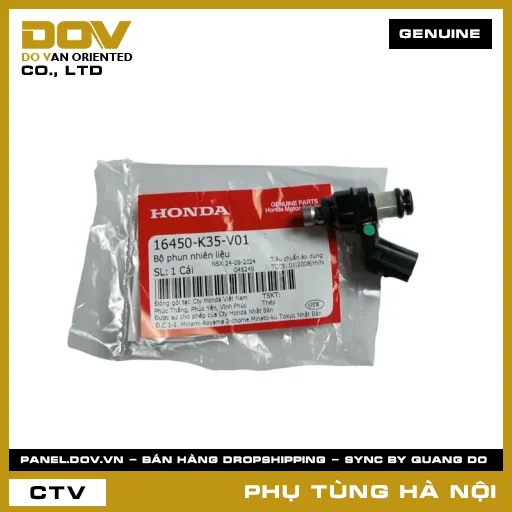 MÃ PHỤ TÙNG : 16450K35V01 BỘ PHUN NHIÊN LIỆU — 16450K35V01