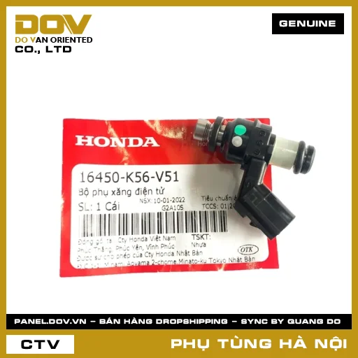 MÃ PHỤ TÙNG : 16450K56V51 BỘ PHUN NHIÊN LIỆU — 16450K56V51