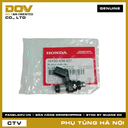 MÃ PHỤ TÙNG : 16450K98E01 BỘ PHUN NHIÊN LIỆU — 16450K98E01