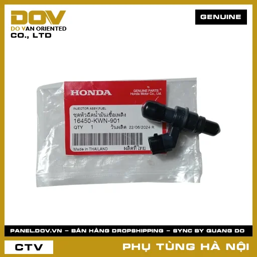 MÃ PHỤ TÙNG : 16450KWN901 BỘ PHUN NHIÊN LIỆU — 16450KWN901