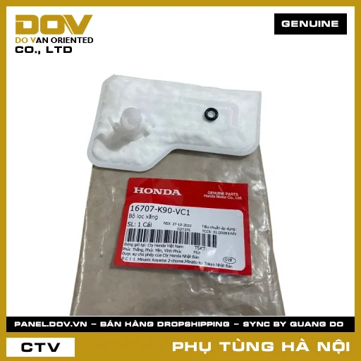 MÃ PHỤ TÙNG : 16707K90VC1 BỘ LỌC XĂNG — 16707K90VC1