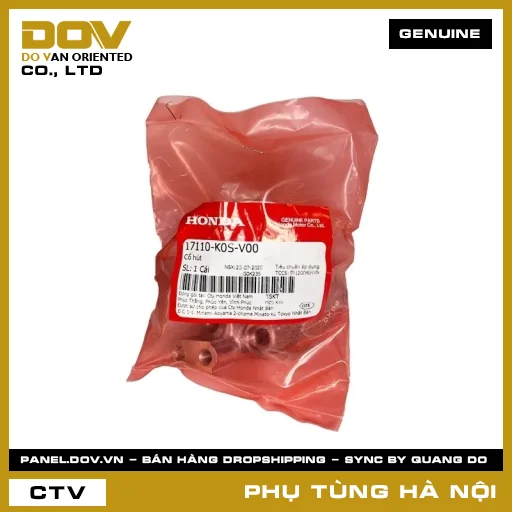 MÃ PHỤ TÙNG : 17110K0SV00 CỔ HÚT — 17110K0SV00