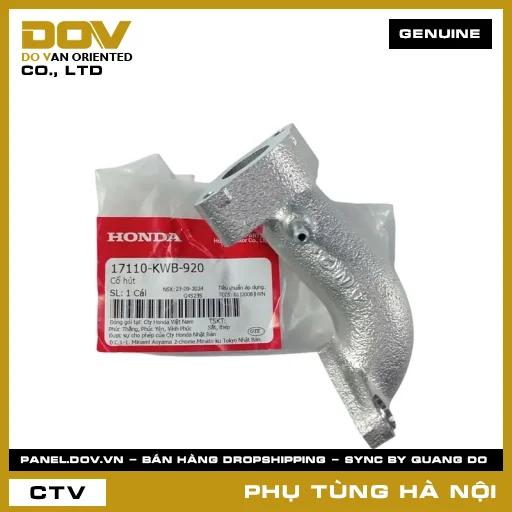 MÃ PHỤ TÙNG : 17110KWB920 CỔ HÚT — 17110KWB920