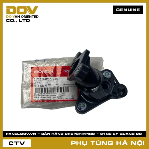 MÃ PHỤ TÙNG : 17110KYZ710 CỔ HÚT — 17110KYZ710