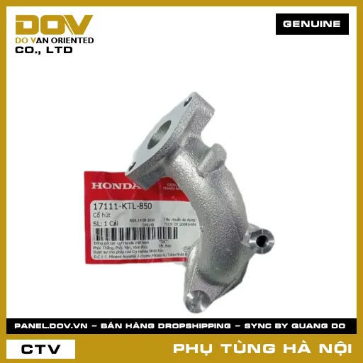 MÃ PHỤ TÙNG : 17111KTL850 CỔ HÚT — 17111KTL850