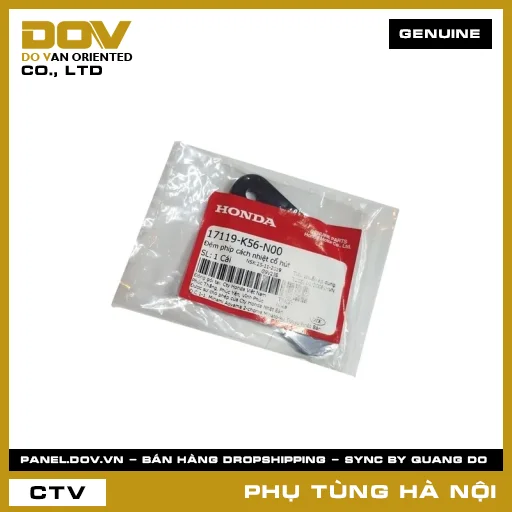 MÃ PHỤ TÙNG : 17119K56N00 ĐỆM PHÍP CÁCH NHIỆT CỔ HÚT — 17119K56N00