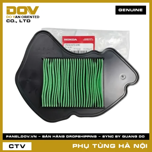 MÃ PHỤ TÙNG : 17210K73V40 TẤM LỌC GIÓ — 17210K73V40