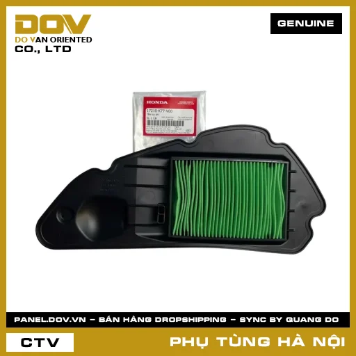 MÃ PHỤ TÙNG : 17210K77V00 TẤM LỌC GIÓ — 17210K77V00
