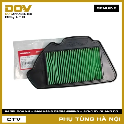MÃ PHỤ TÙNG : 17210KVGV20 TẤM LỌC GIÓ — 17210KVGV20