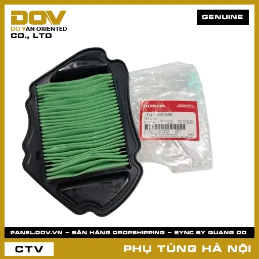 MÃ PHỤ TÙNG : 17210KYZV00 TẤM LỌC GIÓ — 17210KYZV00