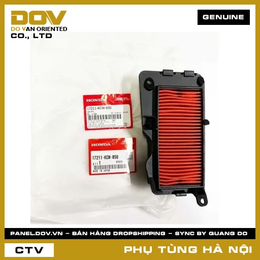 MÃ PHỤ TÙNG : 17211KCW850 LỌC GIÓ — 17211KCW850