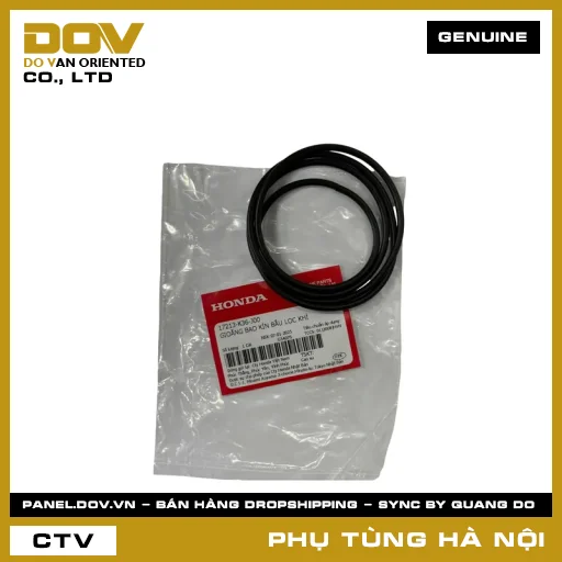 MÃ PHỤ TÙNG : 17213K36J00 GIOĂNG BAO KÍN BẦU LỌC GIÓ — 17213K36J00