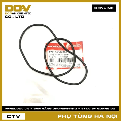 MÃ PHỤ TÙNG : 17213KVBT00 GIOĂNG BAO KÍN BẦU LỌC GIÓ — 17213KVBT00