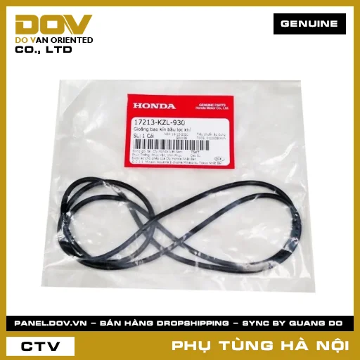 MÃ PHỤ TÙNG : 17213KZL930 GIOĂNG BAO KÍN BẦU LỌC GIÓ — 17213KZL930