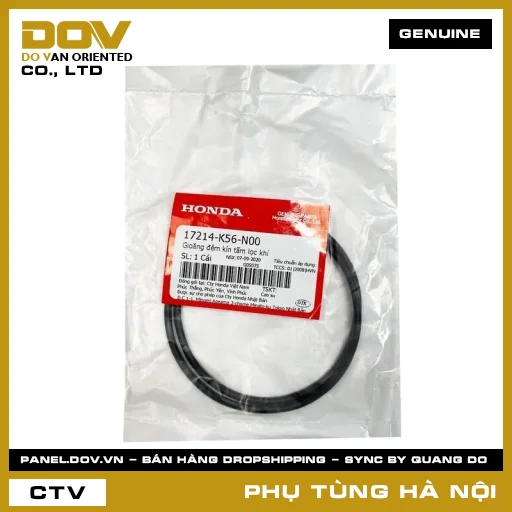 MÃ PHỤ TÙNG : 17214K56N00 GIOĂNG ĐỆM KÍN TẤM LỌC GIÓ — 17214K56N00
