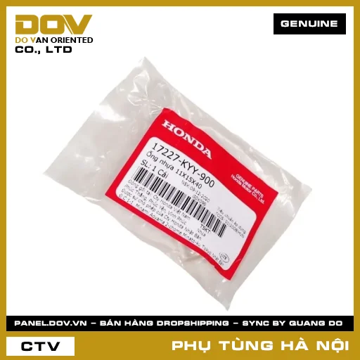 MÃ PHỤ TÙNG : 17227KYY900 ỐNG NHỰA 11X15X40 — 17227KYY900
