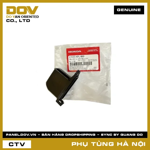 MÃ PHỤ TÙNG : 17233KFL890 NẮP CHẮN BỤI PHẢI HỘP LỌC GIÓ — 17233KFL890