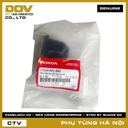 MÃ PHỤ TÙNG : 17234KFL890 NẮP CHẮN BỤI TRÁI HỘP LỌC GIÓ — 17234KFL890
