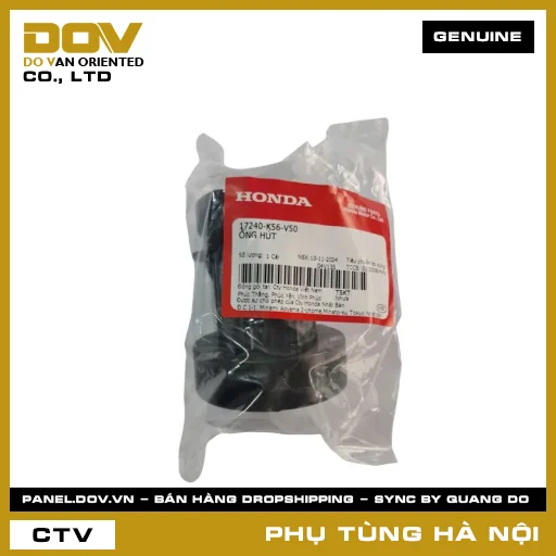MÃ PHỤ TÙNG : 17240K56V50 ỐNG HÚT — 17240K56V50