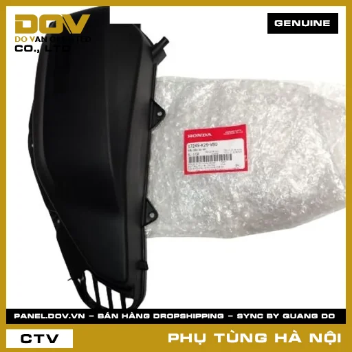 MÃ PHỤ TÙNG : 17245K29V80 NẮP BẦU LỌC GIÓ — 17245K29V80