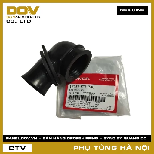 MÃ PHỤ TÙNG : 17253KTL740 ỐNG NỐI LỌC GIÓ — 17253KTL740