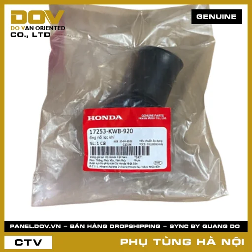 MÃ PHỤ TÙNG : 17253KWB920 ỐNG NỐI LỌC GIÓ — 17253KWB920