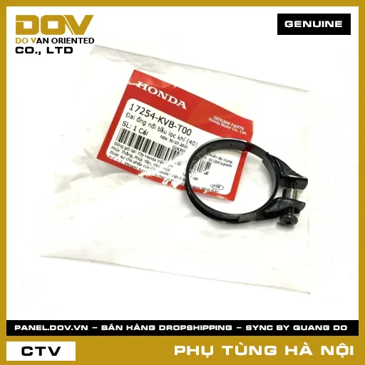 MÃ PHỤ TÙNG : 17254KVBT00 ĐAI ỐNG NỐI BẦU LỌC GIÓ (40) — 17254KVBT00
